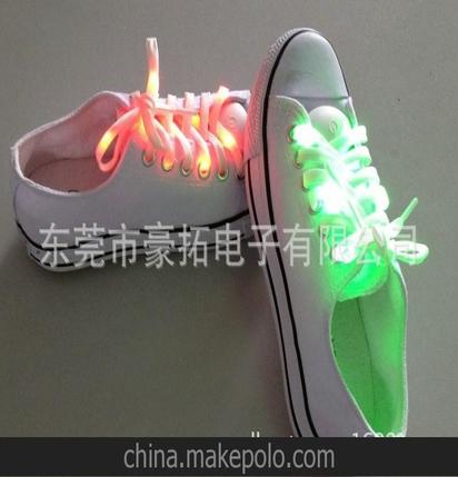 厂家直销 创意LED发光鞋带 魔术炫丽发光闪光鞋带 街舞必备 其他鞋辅件